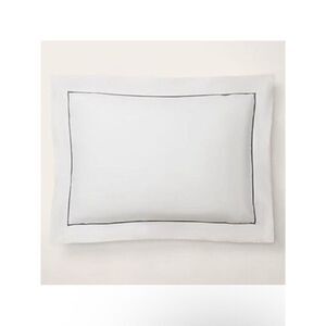 Ralph Lauren Organic Cotton Percale Palmer
Standard Sham in Loft Gray